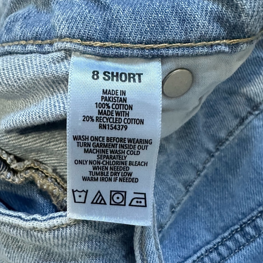 Aeropostale Light Blue Wide-Leg Jeans - Picture 7 of 7